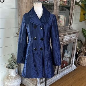 MARC BY MARC JACOBS LUXURY NAVY TRENCH JACKET SMALL EXCELLENT